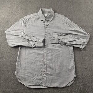 Eidos Shirt Adult Size 15 - 41 Striped Button Up Long Sleeve Luxury Casual Men's